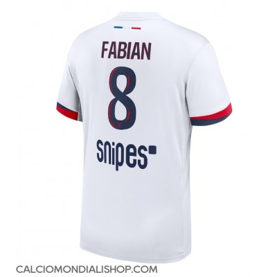 Maglie da calcio Paris Saint-Germain Fabian Ruiz #8 Seconda Maglia 2025-26 Manica Corta Maglie da calcio Paris Saint-Germain Fabian Ruiz #8 Seconda Maglia 2025-26 Manica Corta